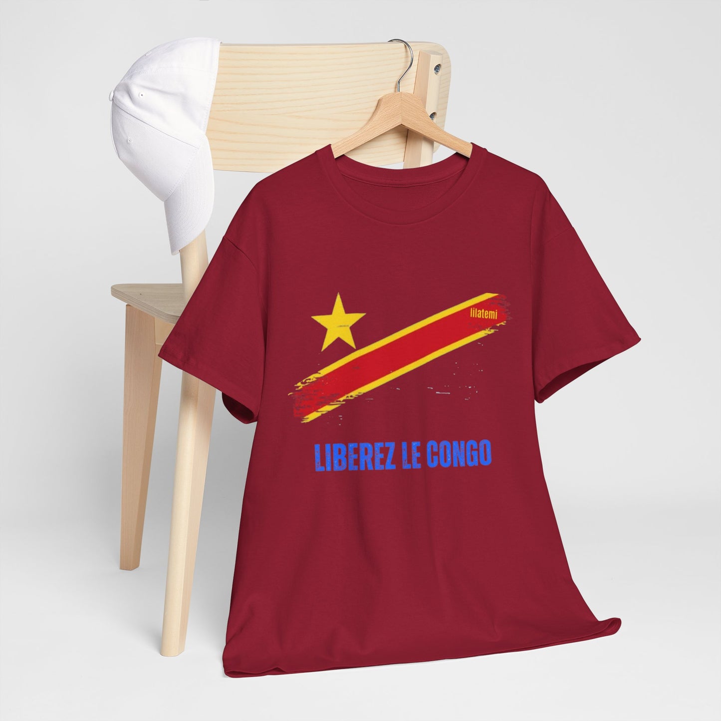 T-shirt "LIBEREZ LE CONGO" B Unisex – Portez votre engagement avec style !