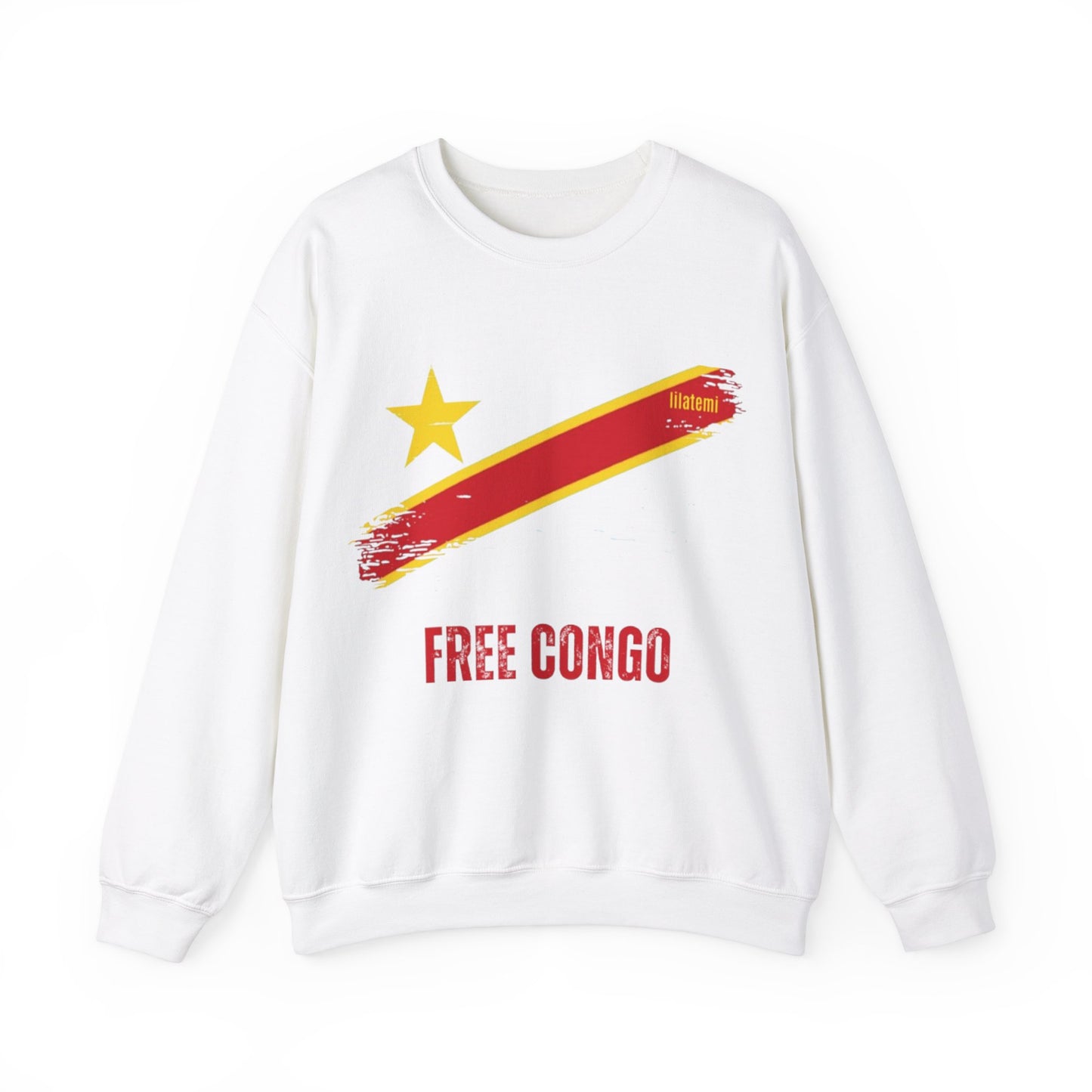 FREE CONGO R Sweatshirt Unisex Engagé et Stylé