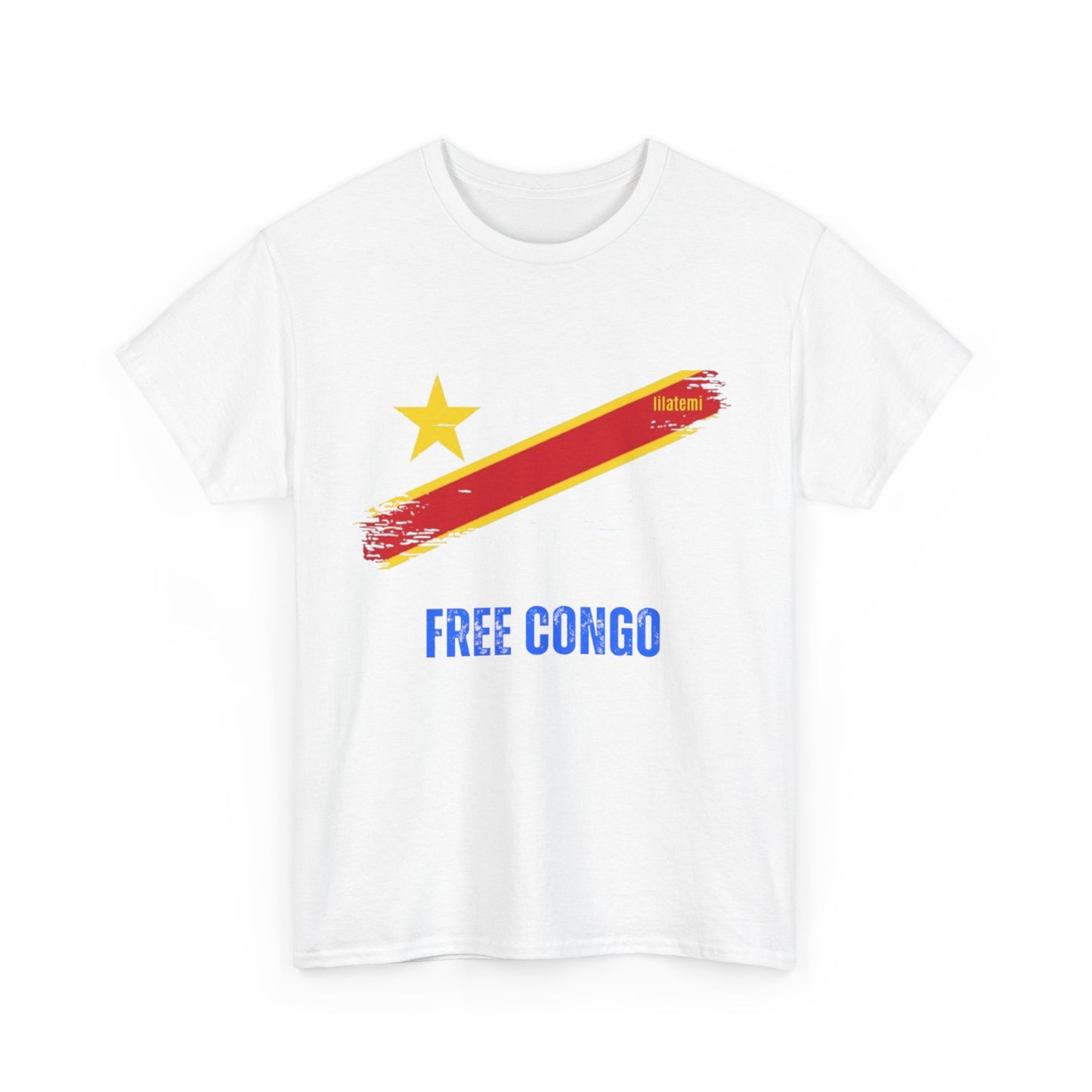 T-shirt "FREE CONGO" B Unisex – Portez votre engagement avec style !