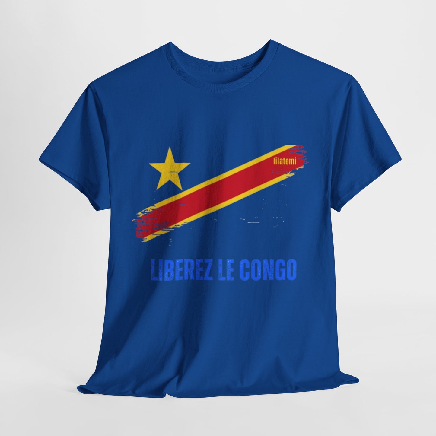 T-shirt "LIBEREZ LE CONGO" B Unisex – Portez votre engagement avec style !