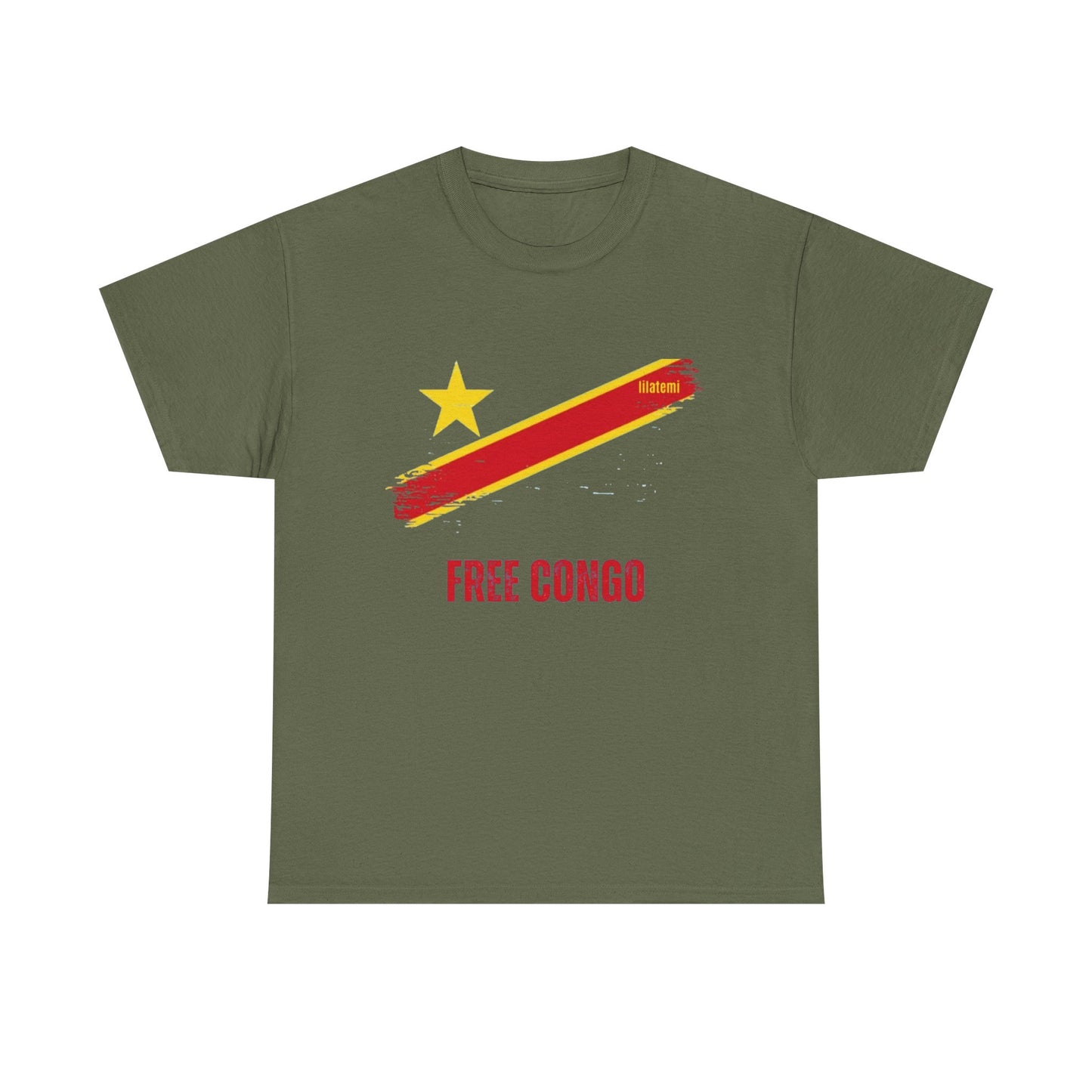 T-shirt "FREE CONGO" R Unisex – Portez votre engagement avec style !