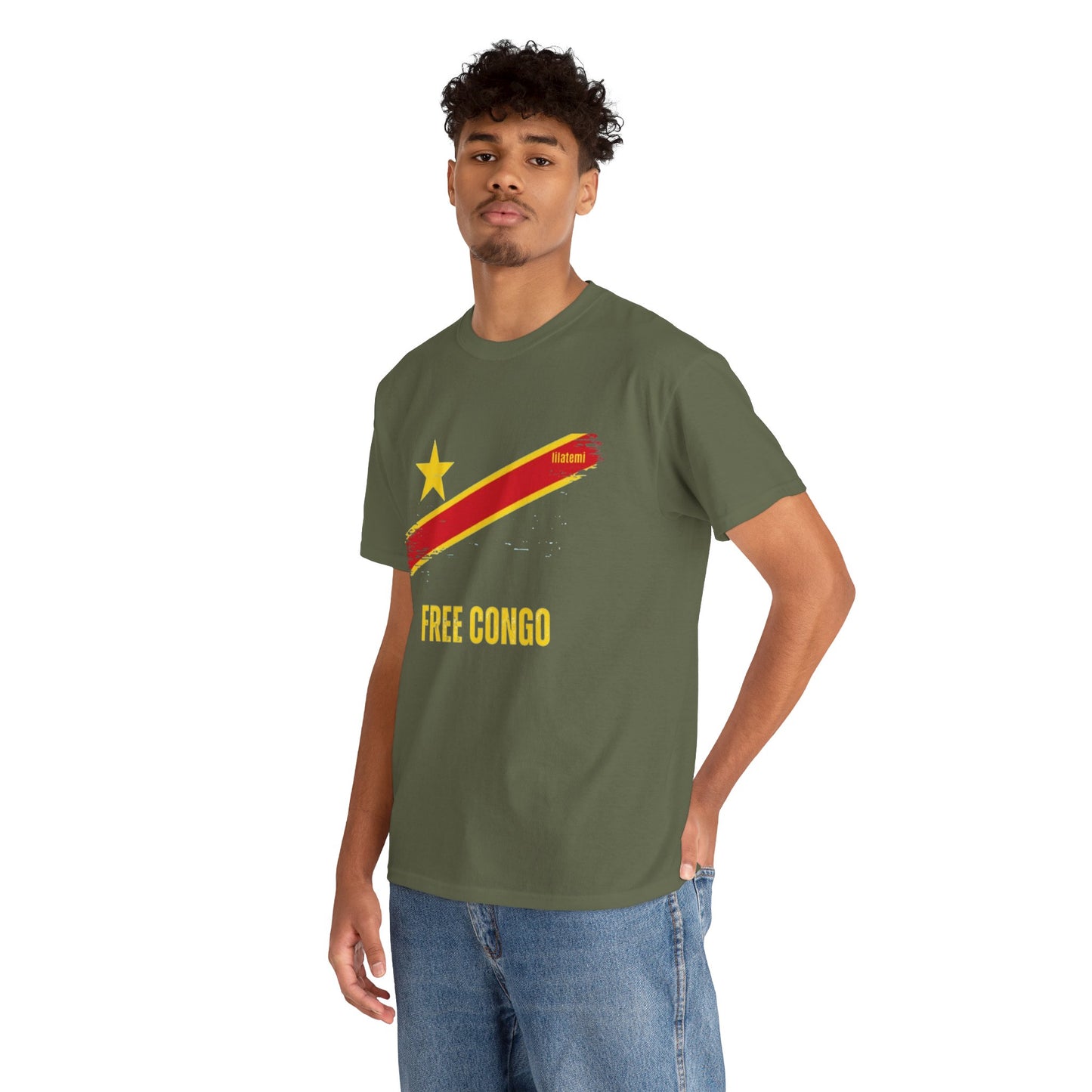 T-shirt "FREE CONGO" J Unisex – Portez votre engagement avec style !