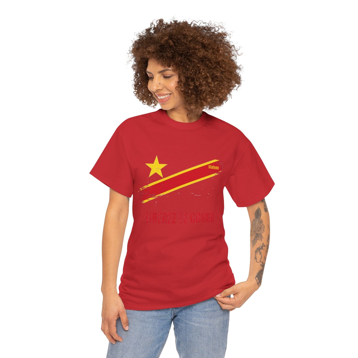 T-shirt "LIBEREZ LE CONGO" R Unisex – Portez votre engagement avec style !