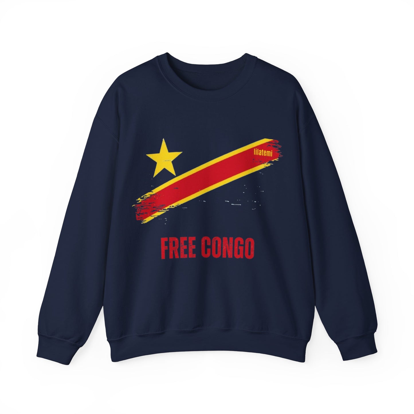 FREE CONGO R Sweatshirt Unisex Engagé et Stylé