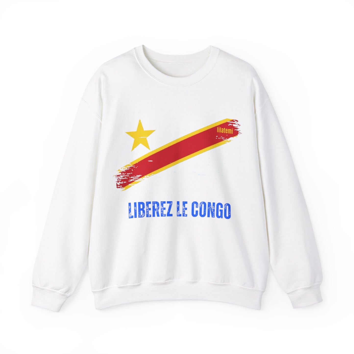 LIBÉREZ LE CONGO B – Sweatshirt Unisex Engagé et Stylé