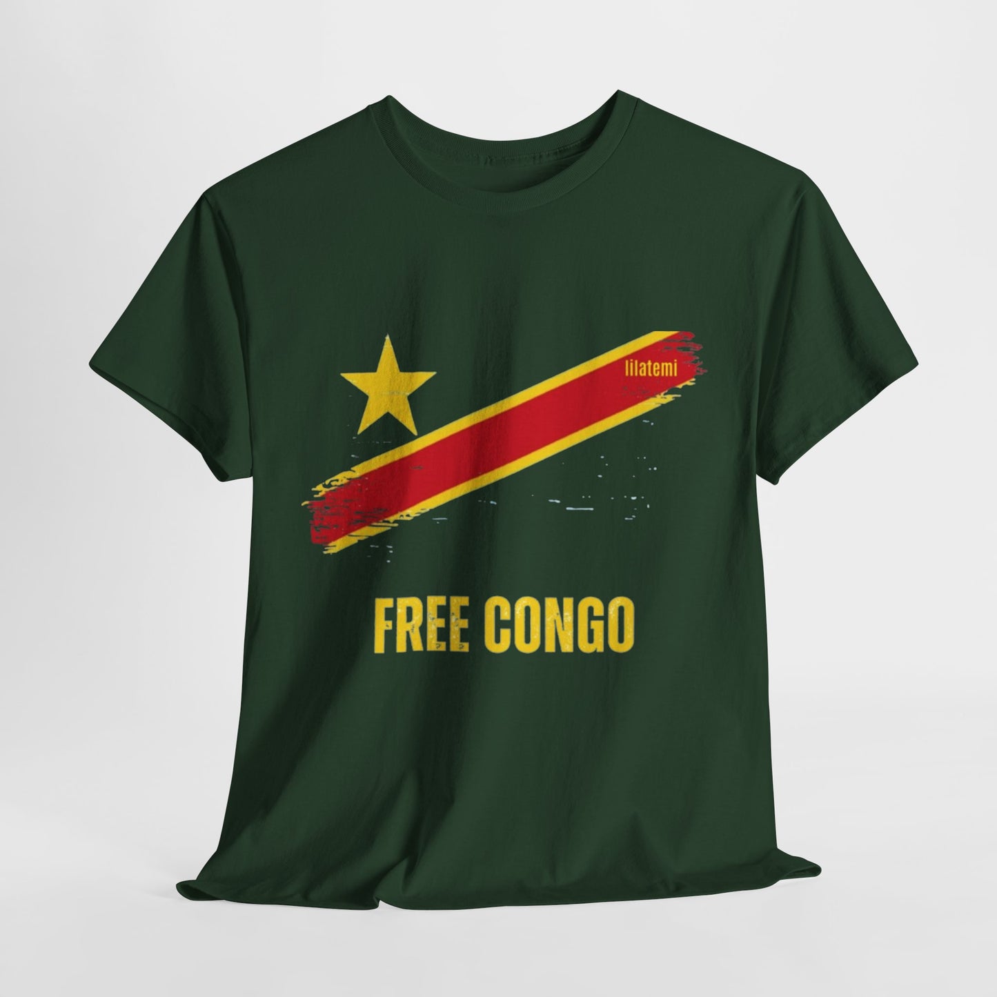 T-shirt "FREE CONGO" J Unisex – Portez votre engagement avec style !