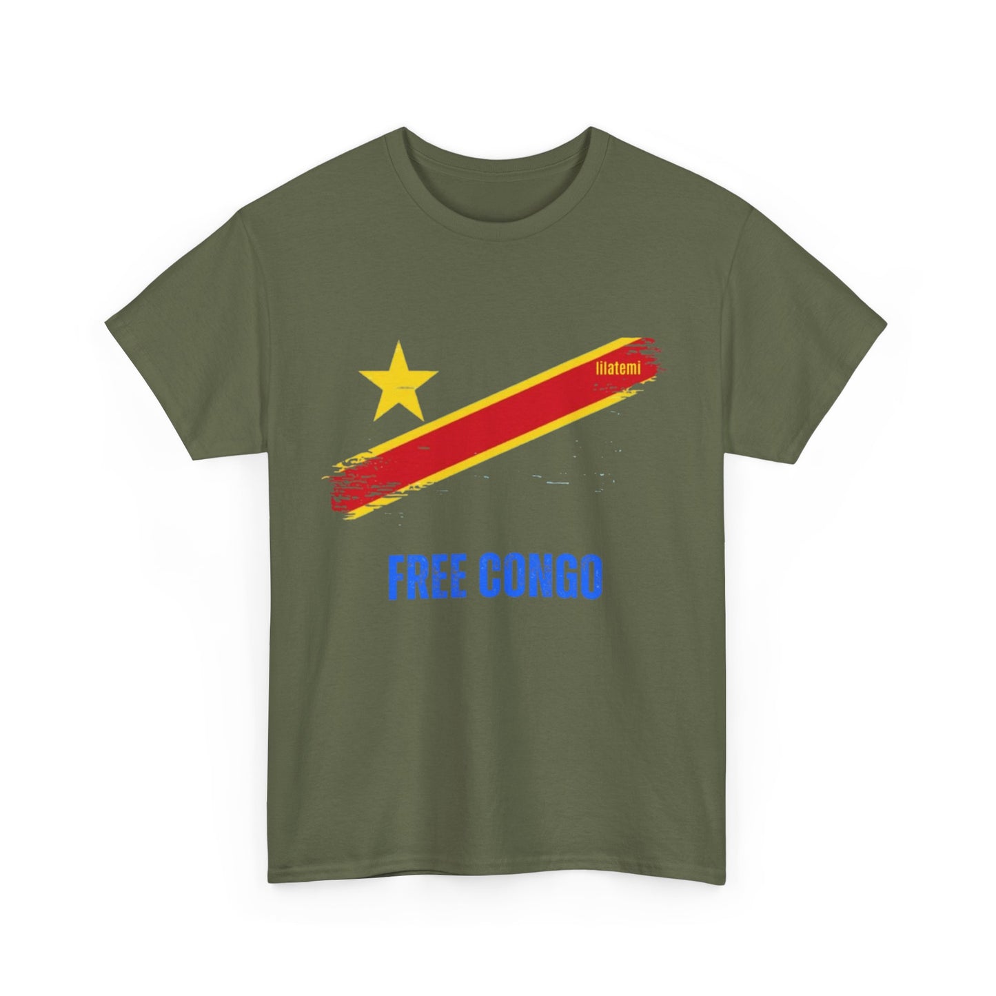 T-shirt "FREE CONGO" B Unisex – Portez votre engagement avec style !