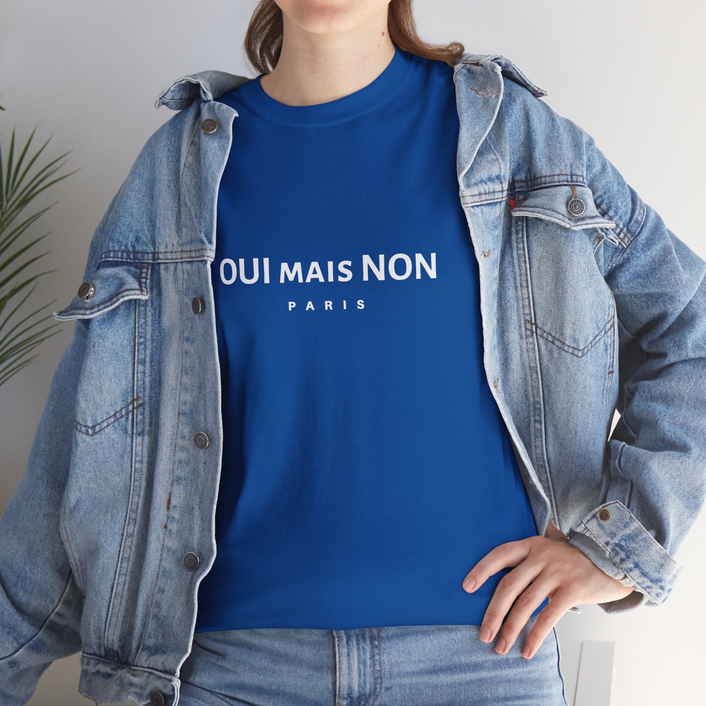 OUI mais NON Paris – Le T-shirt Iconique qui Affirme Votre Vision