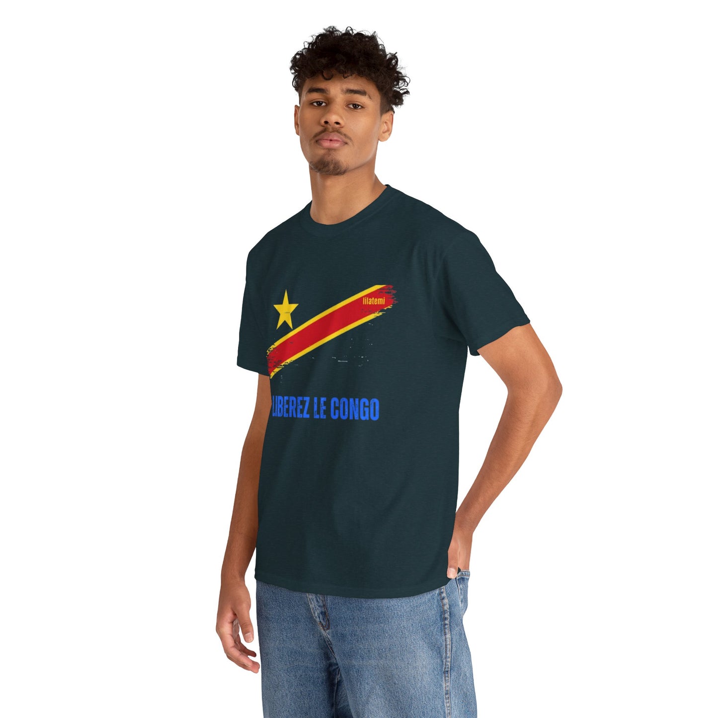 T-shirt "LIBEREZ LE CONGO" B Unisex – Portez votre engagement avec style !