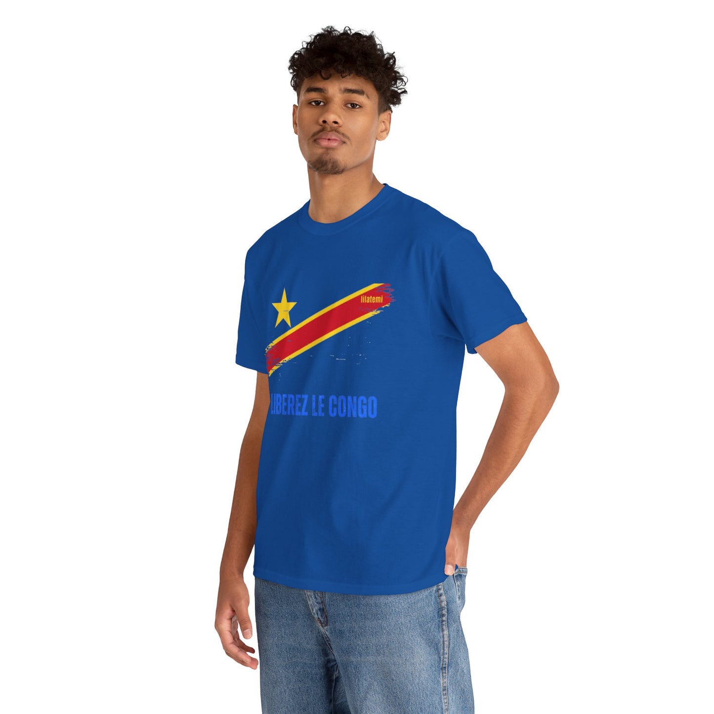 T-shirt "LIBEREZ LE CONGO" B Unisex – Portez votre engagement avec style !