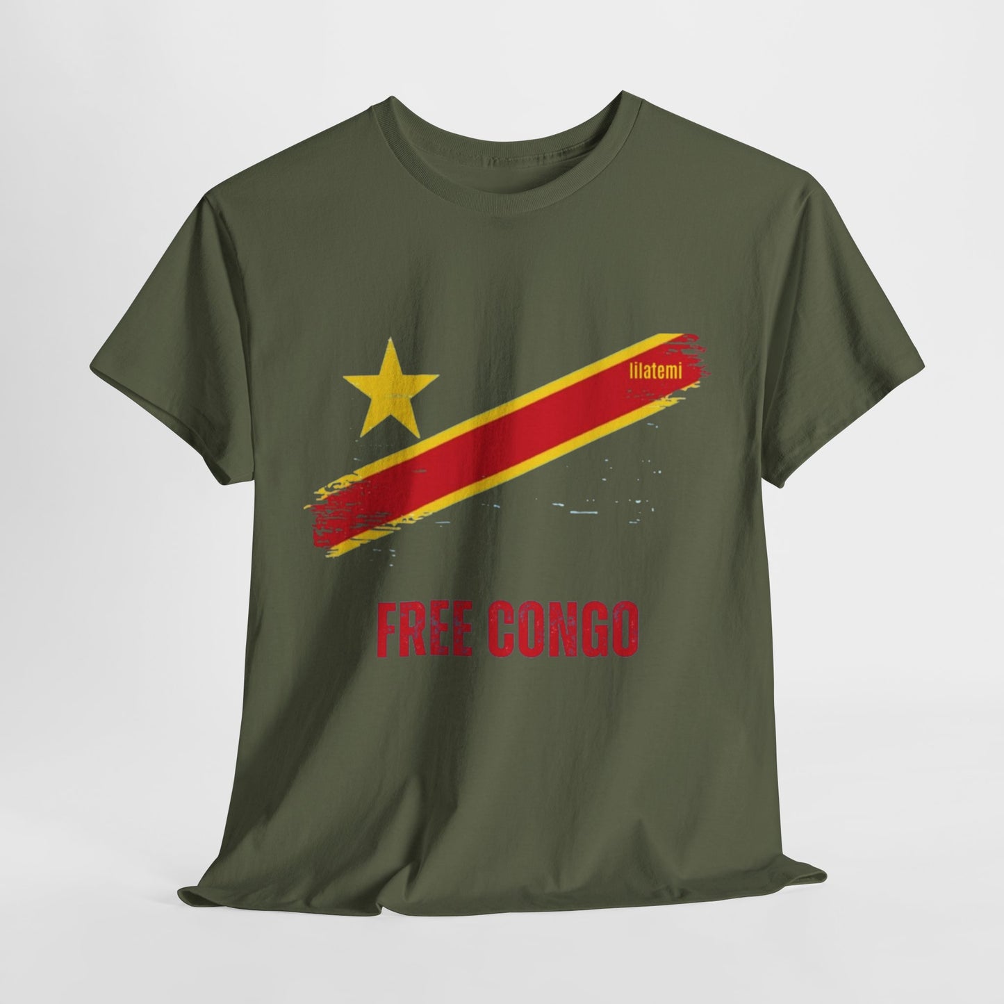 T-shirt "FREE CONGO" R Unisex – Portez votre engagement avec style !