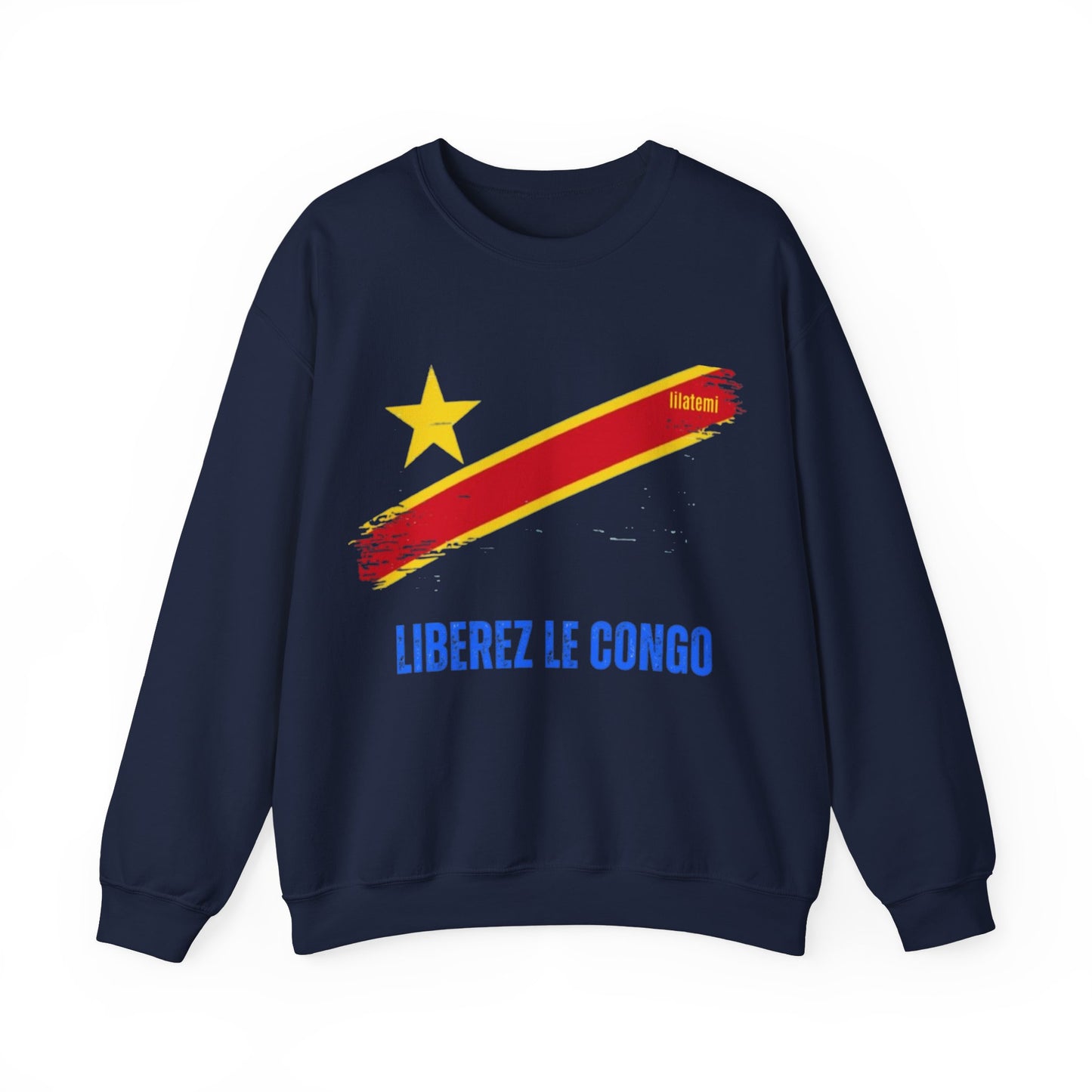 LIBÉREZ LE CONGO B – Sweatshirt Unisex Engagé et Stylé