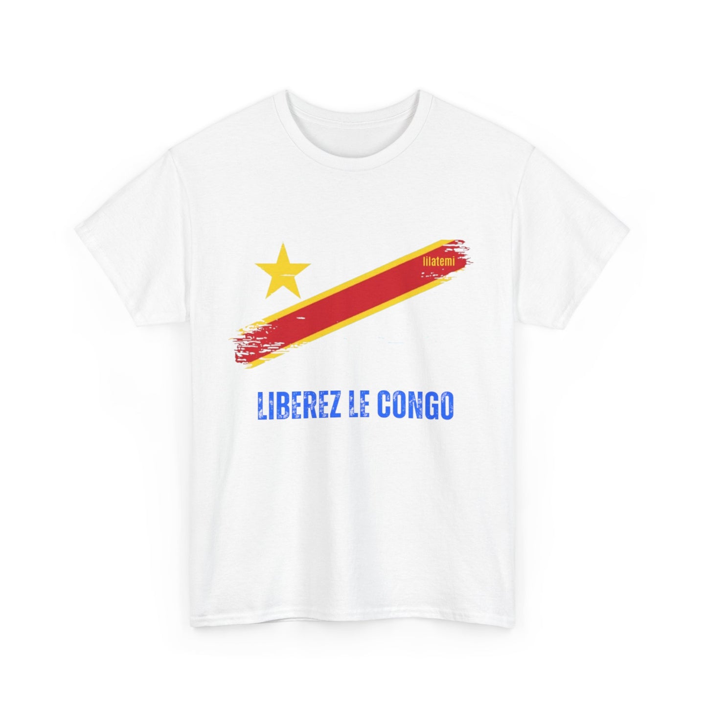 T-shirt "LIBEREZ LE CONGO" B Unisex – Portez votre engagement avec style !