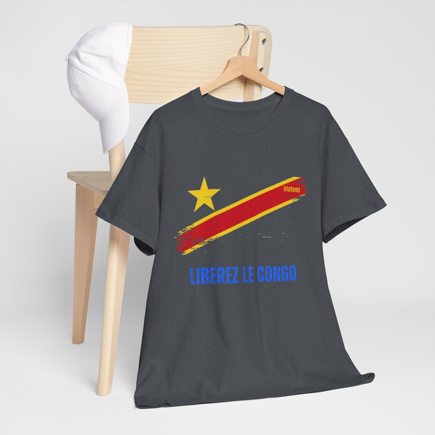 T-shirt "LIBEREZ LE CONGO" B Unisex – Portez votre engagement avec style !