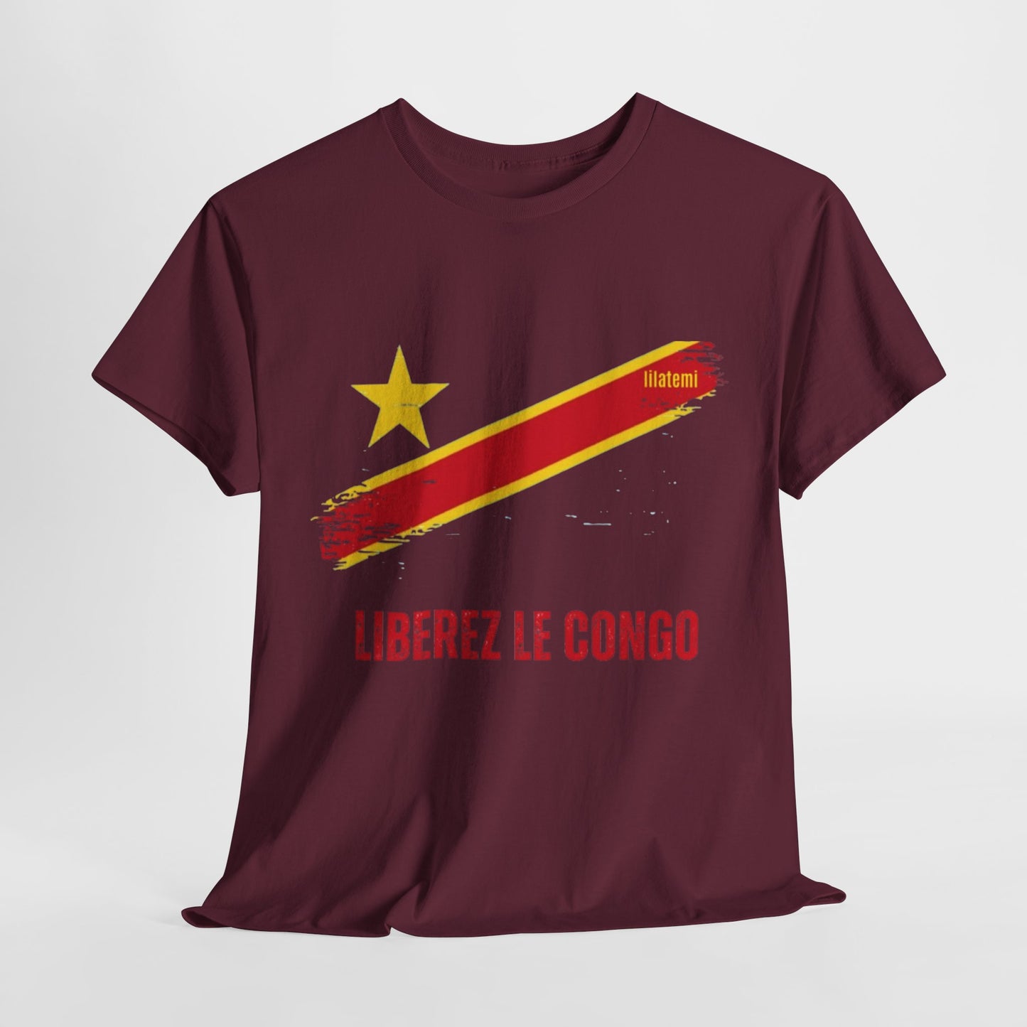 T-shirt "LIBEREZ LE CONGO" R Unisex – Portez votre engagement avec style !