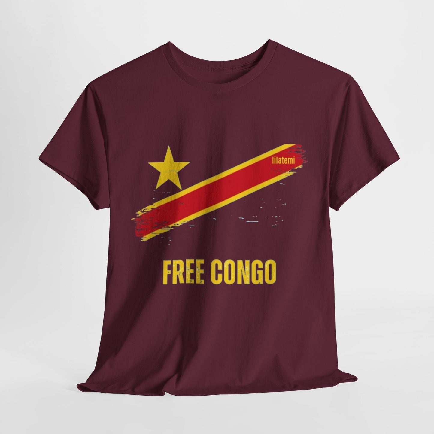 T-shirt "FREE CONGO" J Unisex – Portez votre engagement avec style !