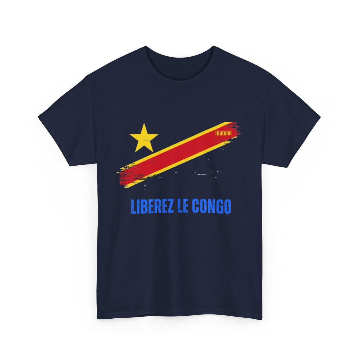 T-shirt "LIBEREZ LE CONGO" B Unisex – Portez votre engagement avec style !