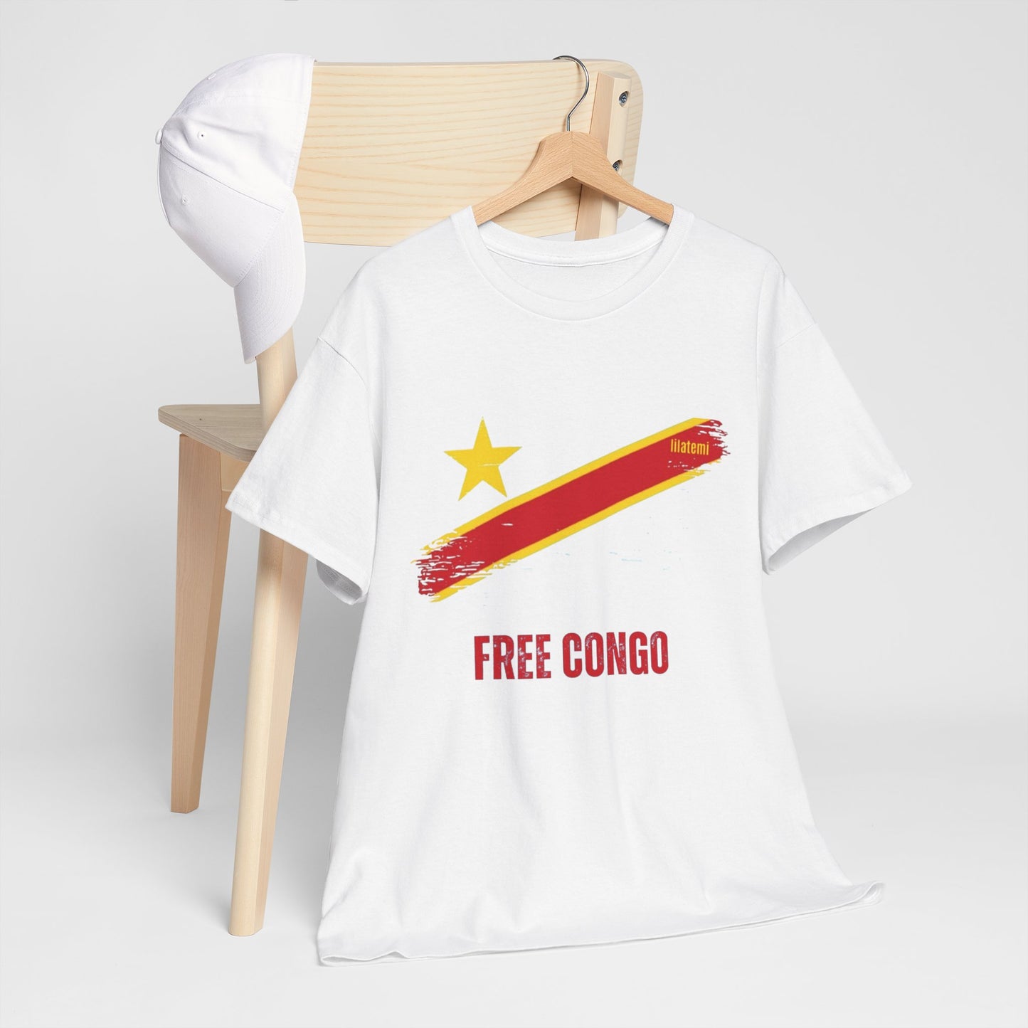 T-shirt "FREE CONGO" R Unisex – Portez votre engagement avec style !