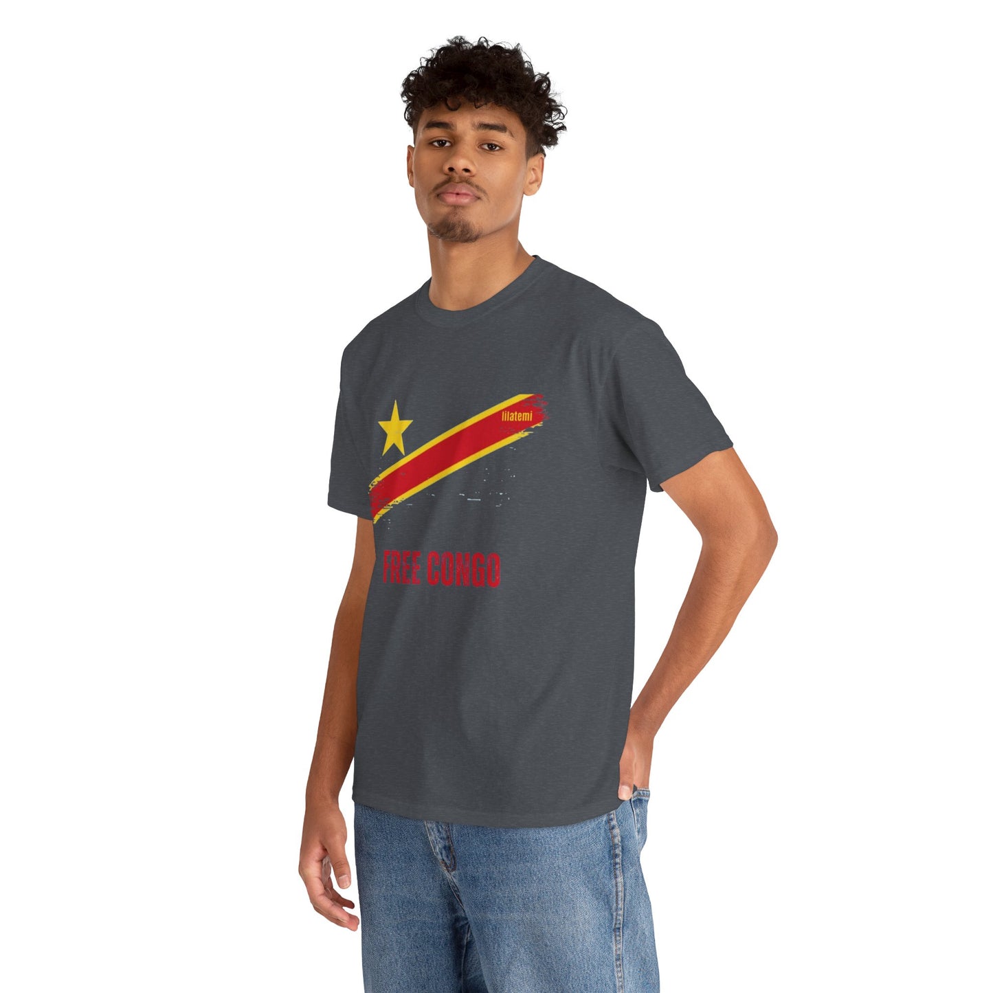 T-shirt "FREE CONGO" R Unisex – Portez votre engagement avec style !