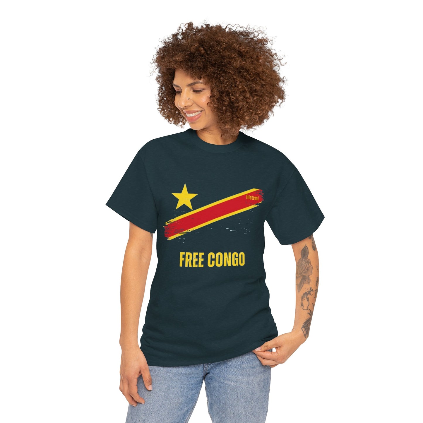 T-shirt "FREE CONGO" J Unisex – Portez votre engagement avec style !