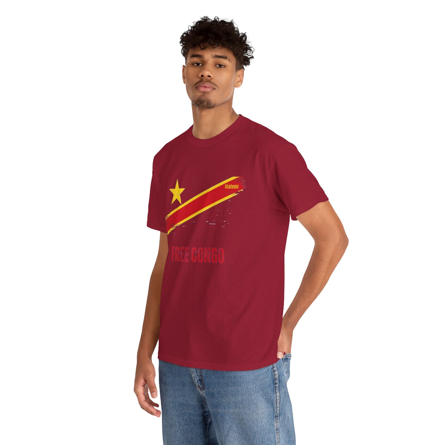 T-shirt "FREE CONGO" R Unisex – Portez votre engagement avec style !