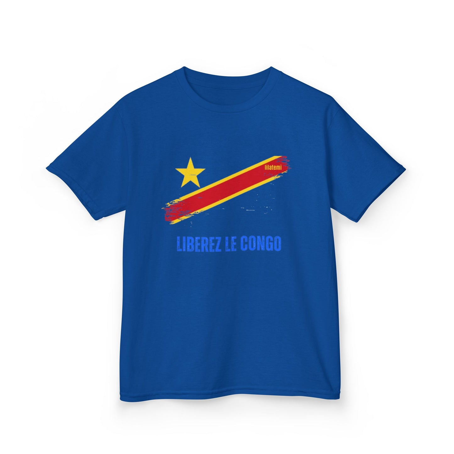 T-shirt Enfant "LIBÉREZ LE CONGO" – Confort et Engagement