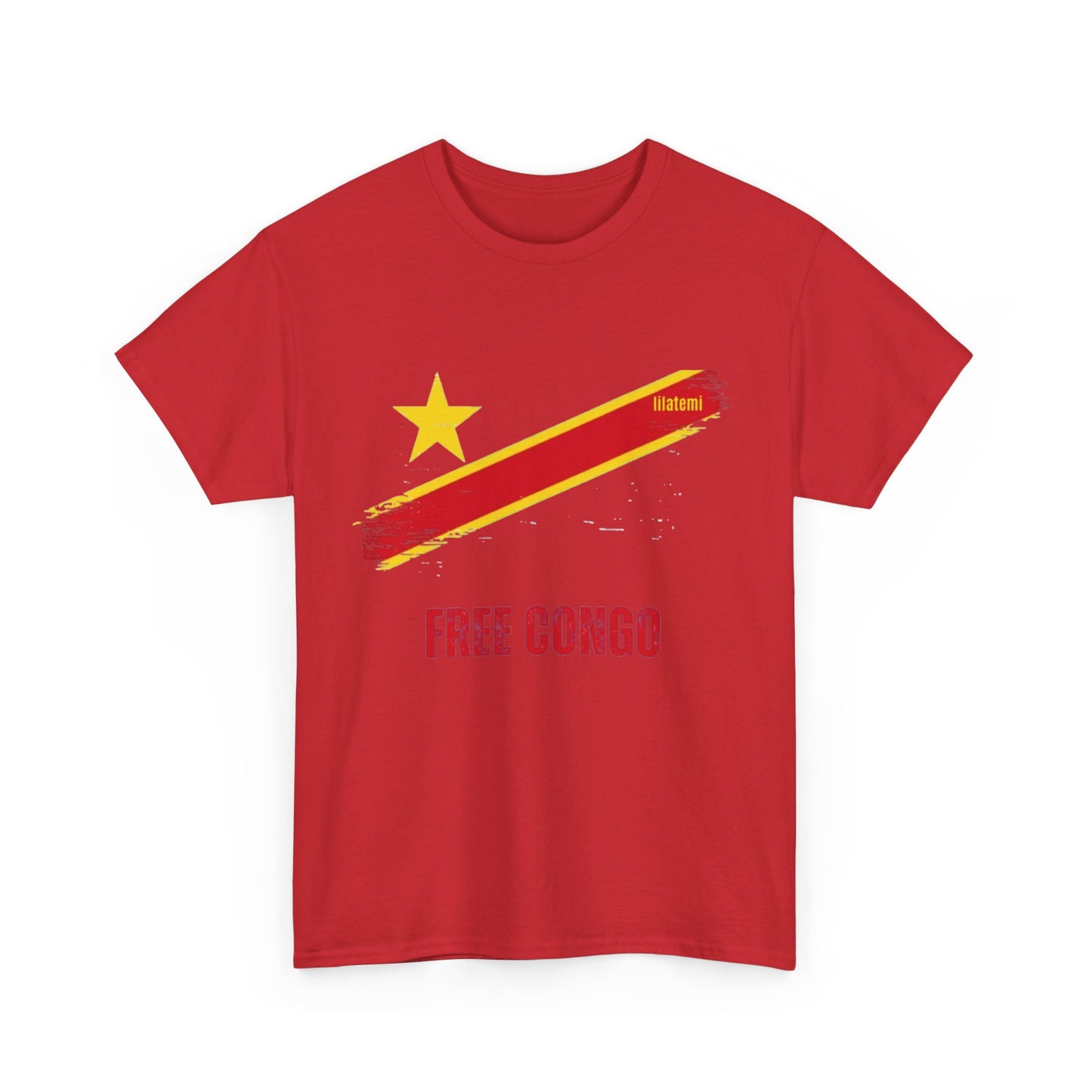 T-shirt "FREE CONGO" R Unisex – Portez votre engagement avec style !