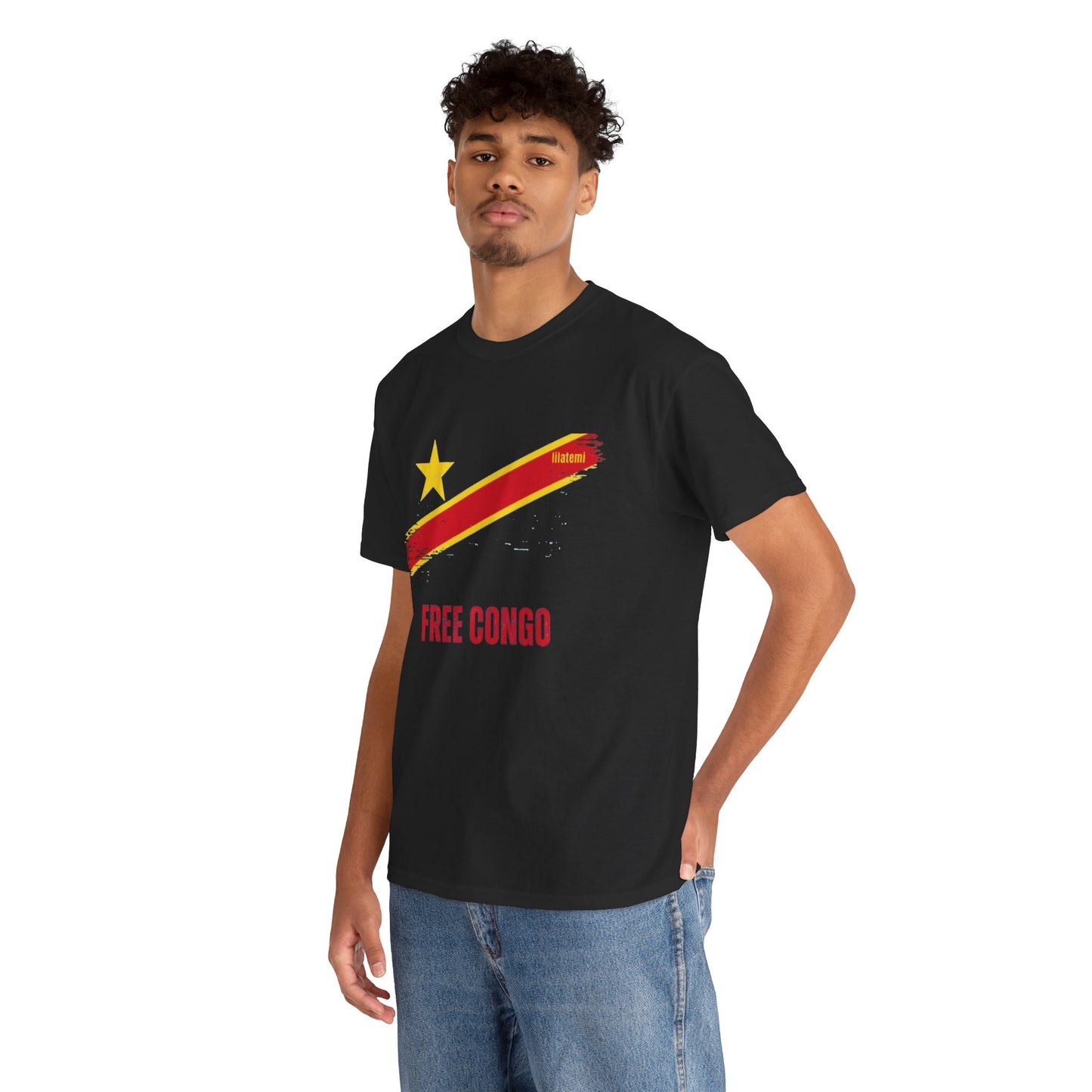 T-shirt "FREE CONGO" R Unisex – Portez votre engagement avec style !