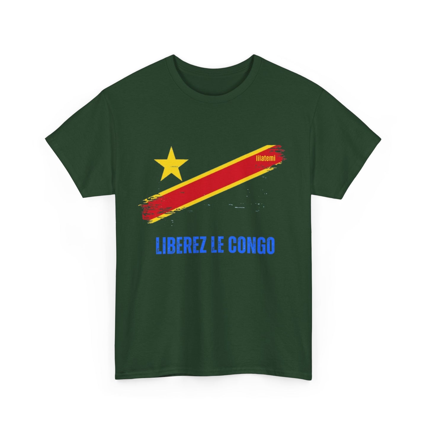 T-shirt "LIBEREZ LE CONGO" B Unisex – Portez votre engagement avec style !