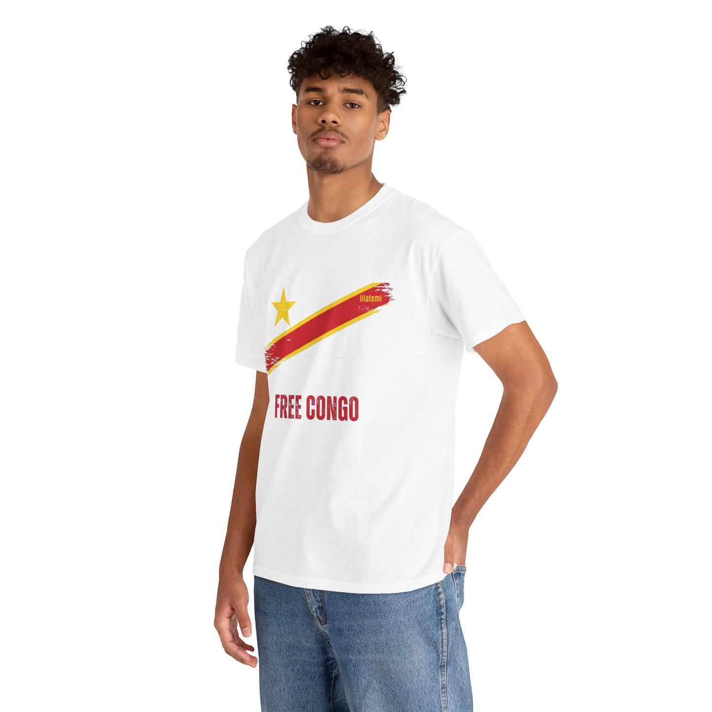 T-shirt "FREE CONGO" R Unisex – Portez votre engagement avec style !