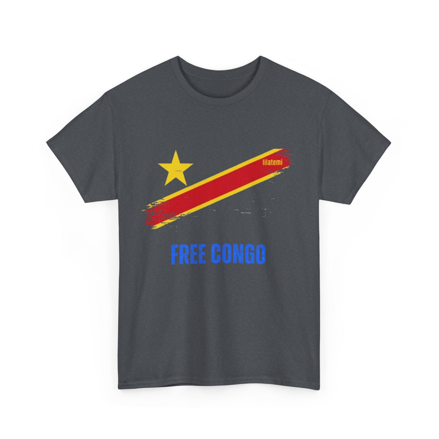 T-shirt "FREE CONGO" B Unisex – Portez votre engagement avec style !