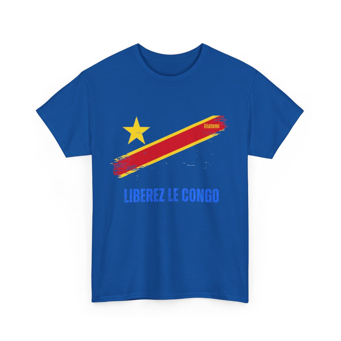 T-shirt "LIBEREZ LE CONGO" B Unisex – Portez votre engagement avec style !
