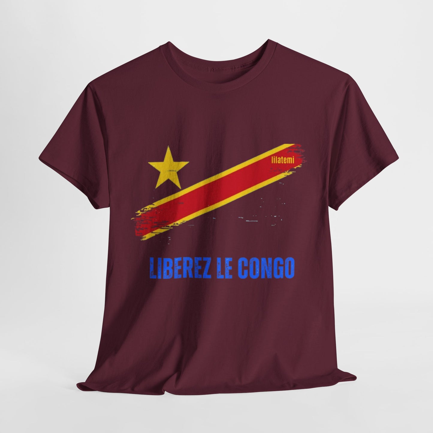 T-shirt "LIBEREZ LE CONGO" B Unisex – Portez votre engagement avec style !