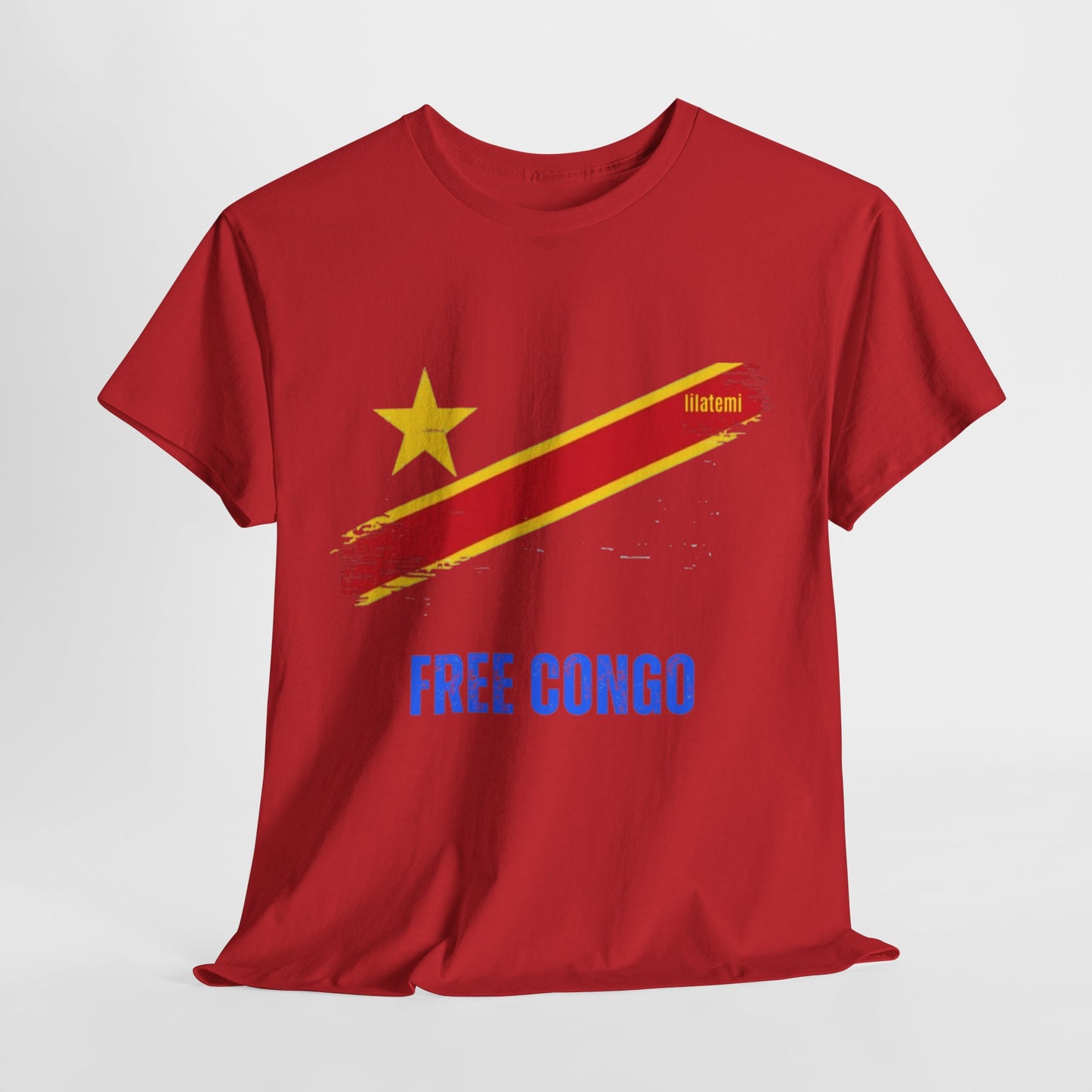 T-shirt "FREE CONGO" B Unisex – Portez votre engagement avec style !