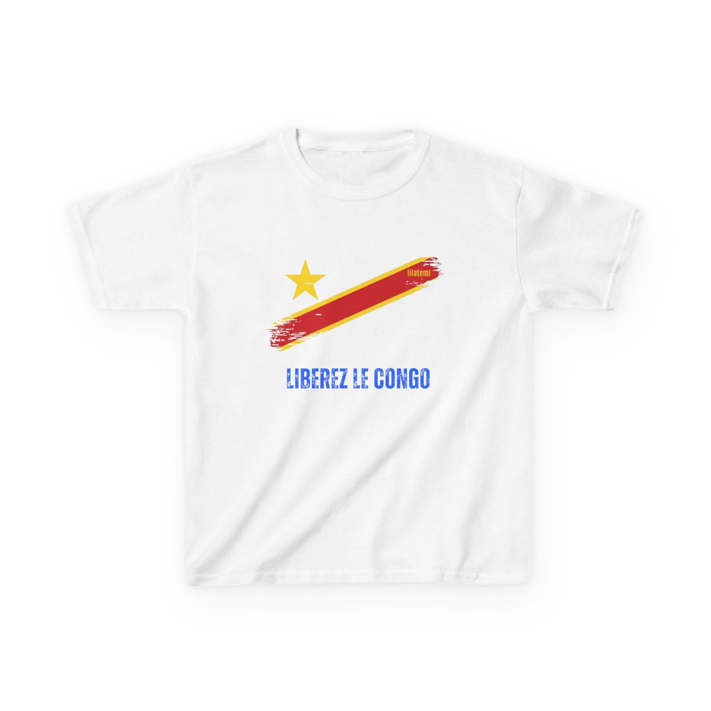 T-shirt Enfant "LIBÉREZ LE CONGO" – Confort et Engagement