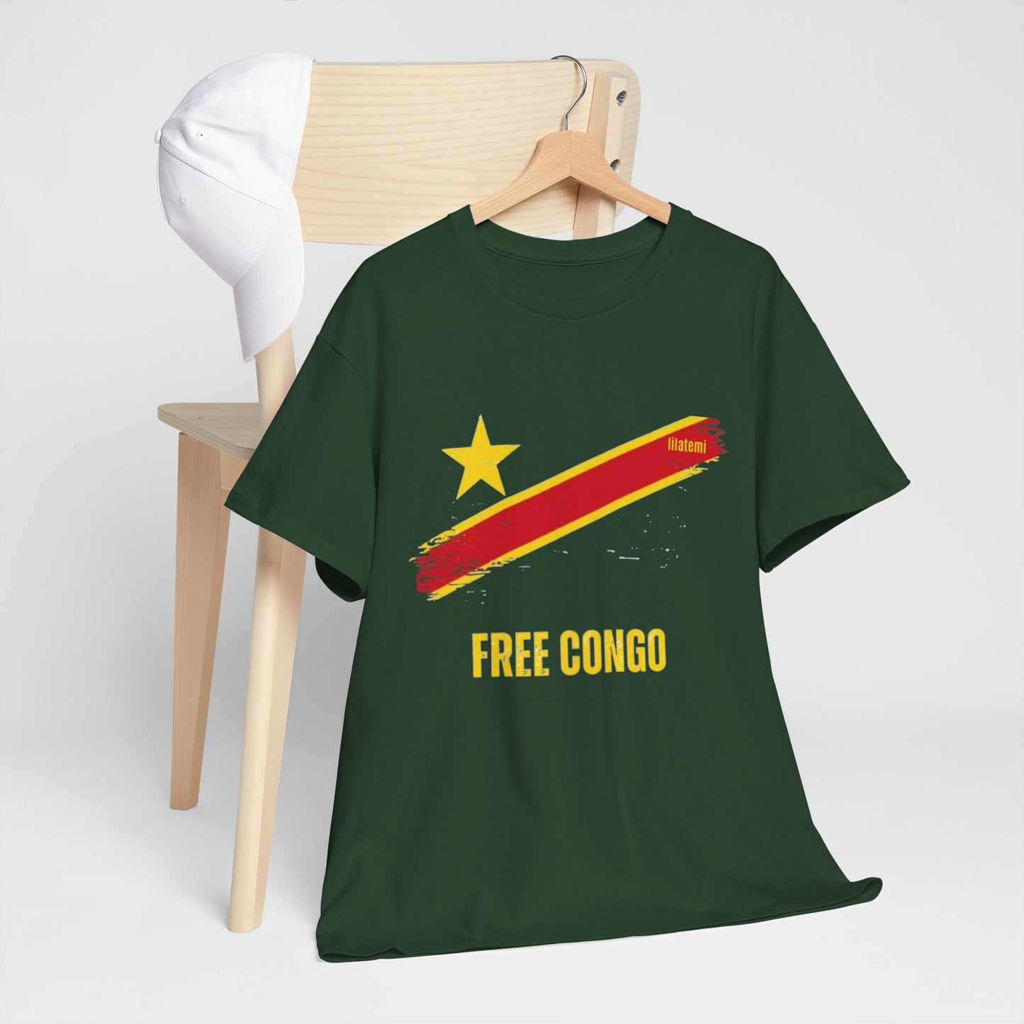 T-shirt "FREE CONGO" J Unisex – Portez votre engagement avec style !