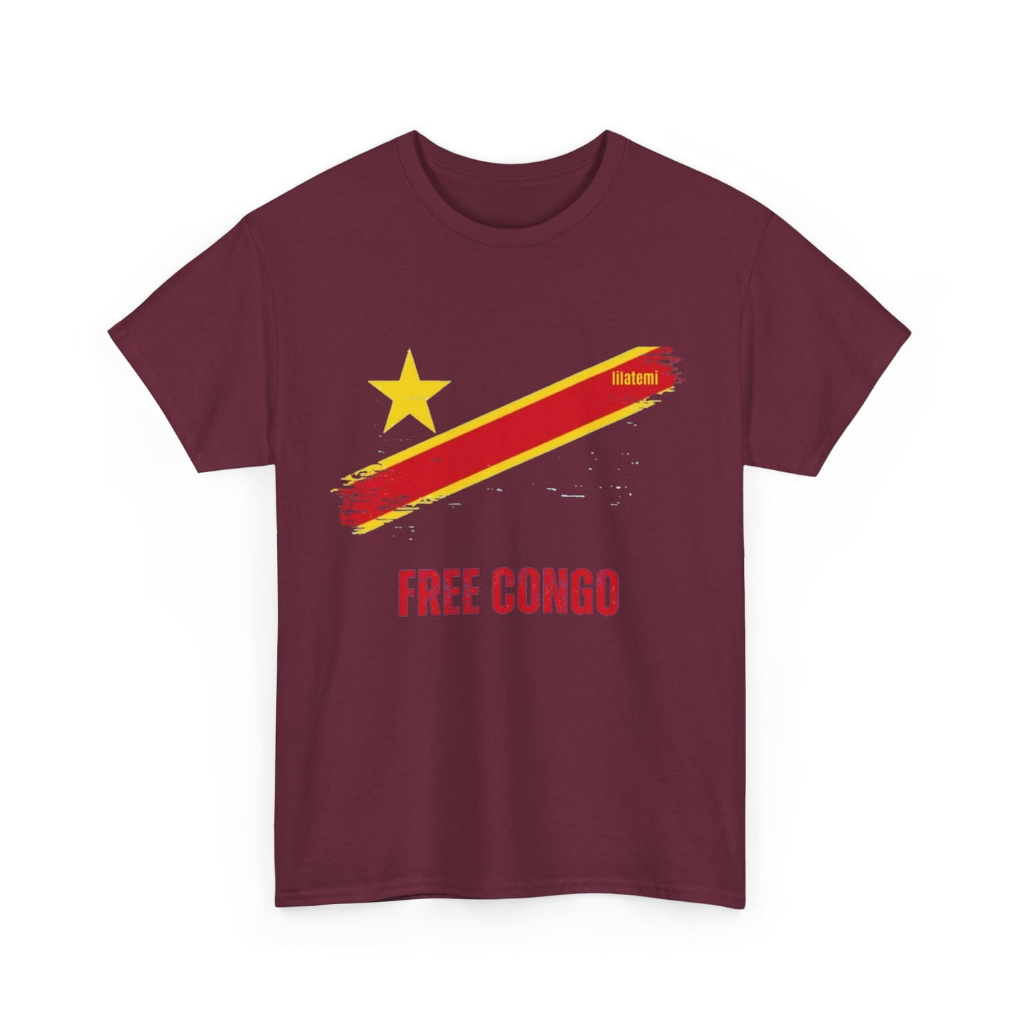 T-shirt "FREE CONGO" R Unisex – Portez votre engagement avec style !