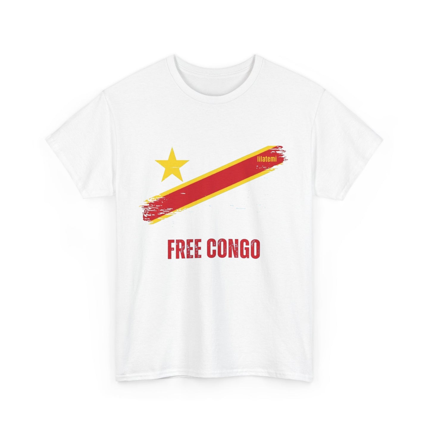 T-shirt "FREE CONGO" R Unisex – Portez votre engagement avec style !