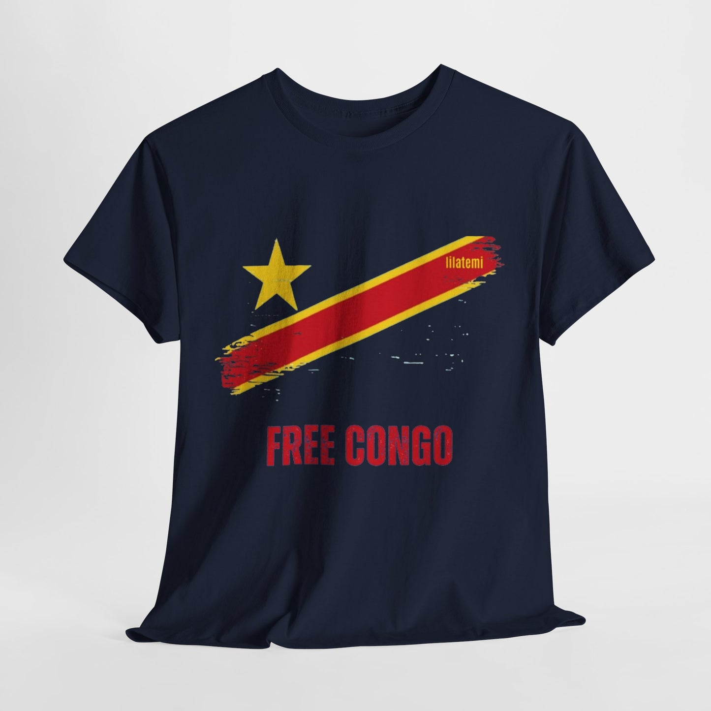 T-shirt "FREE CONGO" R Unisex – Portez votre engagement avec style !