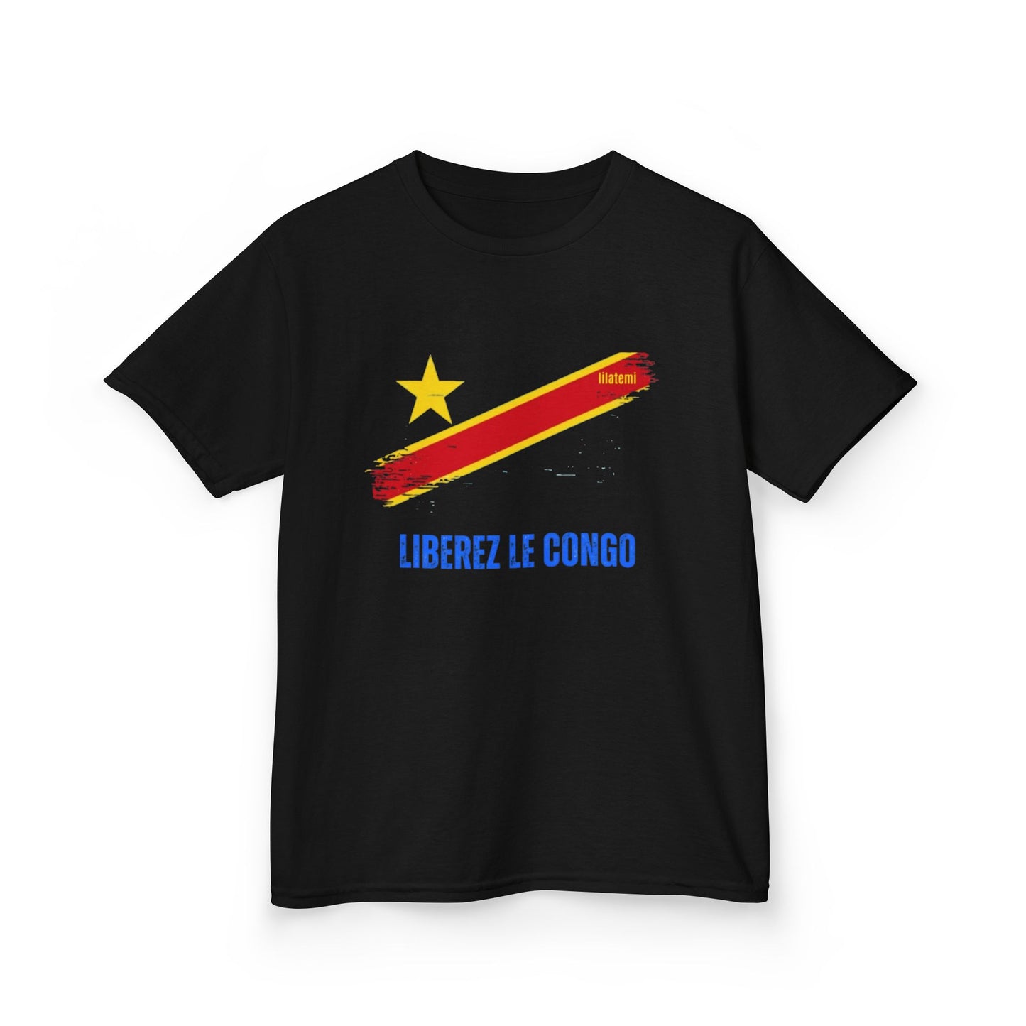 T-shirt Enfant "LIBÉREZ LE CONGO" – Confort et Engagement