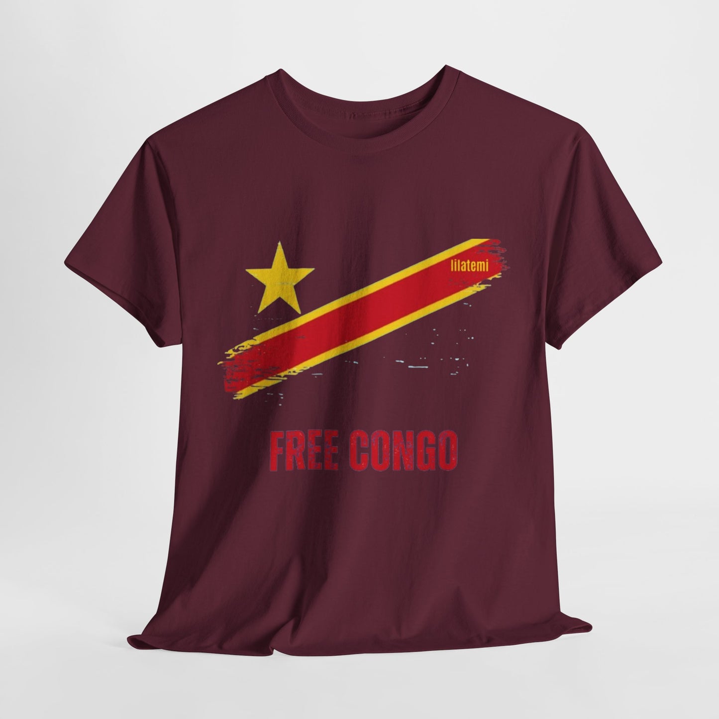 T-shirt "FREE CONGO" R Unisex – Portez votre engagement avec style !