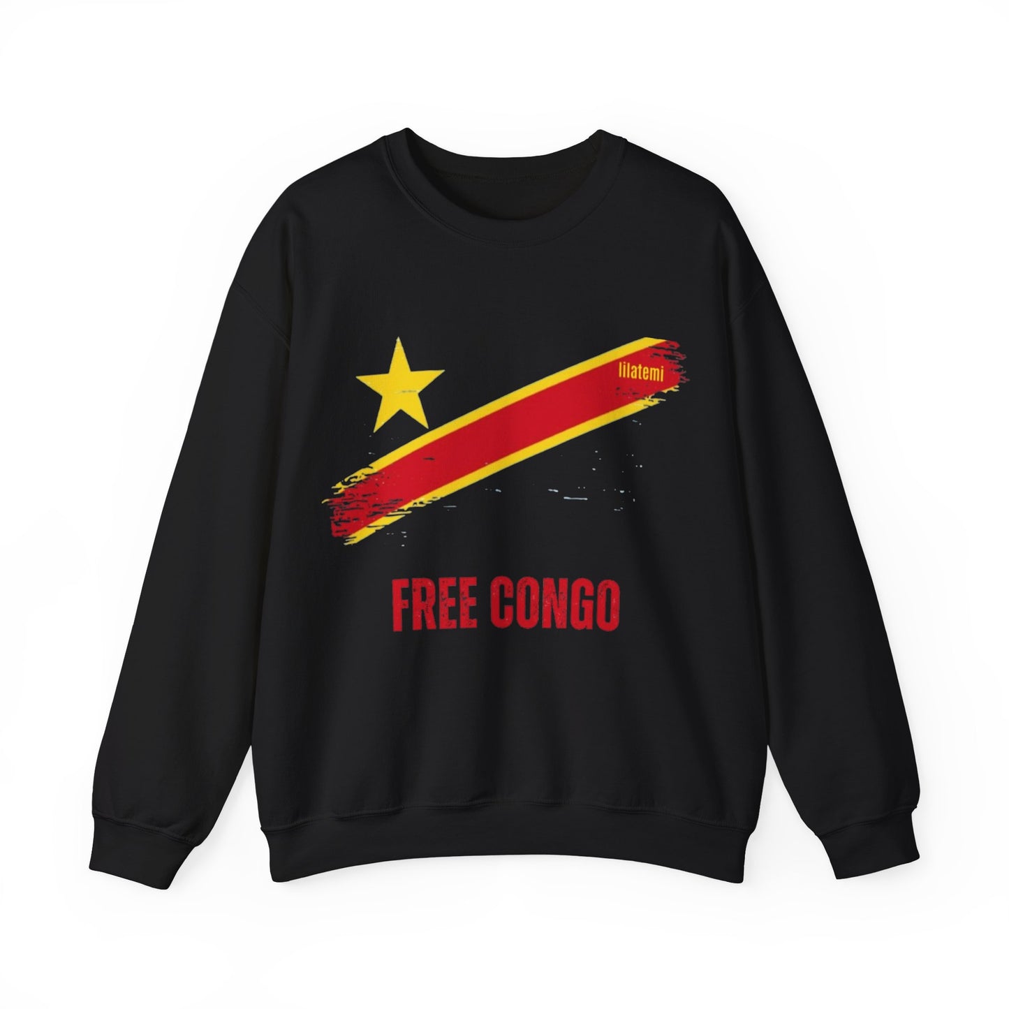 FREE CONGO R Sweatshirt Unisex Engagé et Stylé