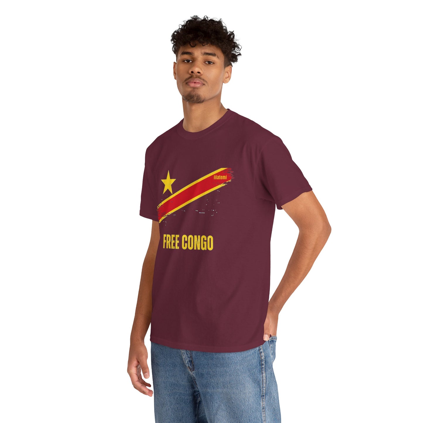 T-shirt "FREE CONGO" J Unisex – Portez votre engagement avec style !