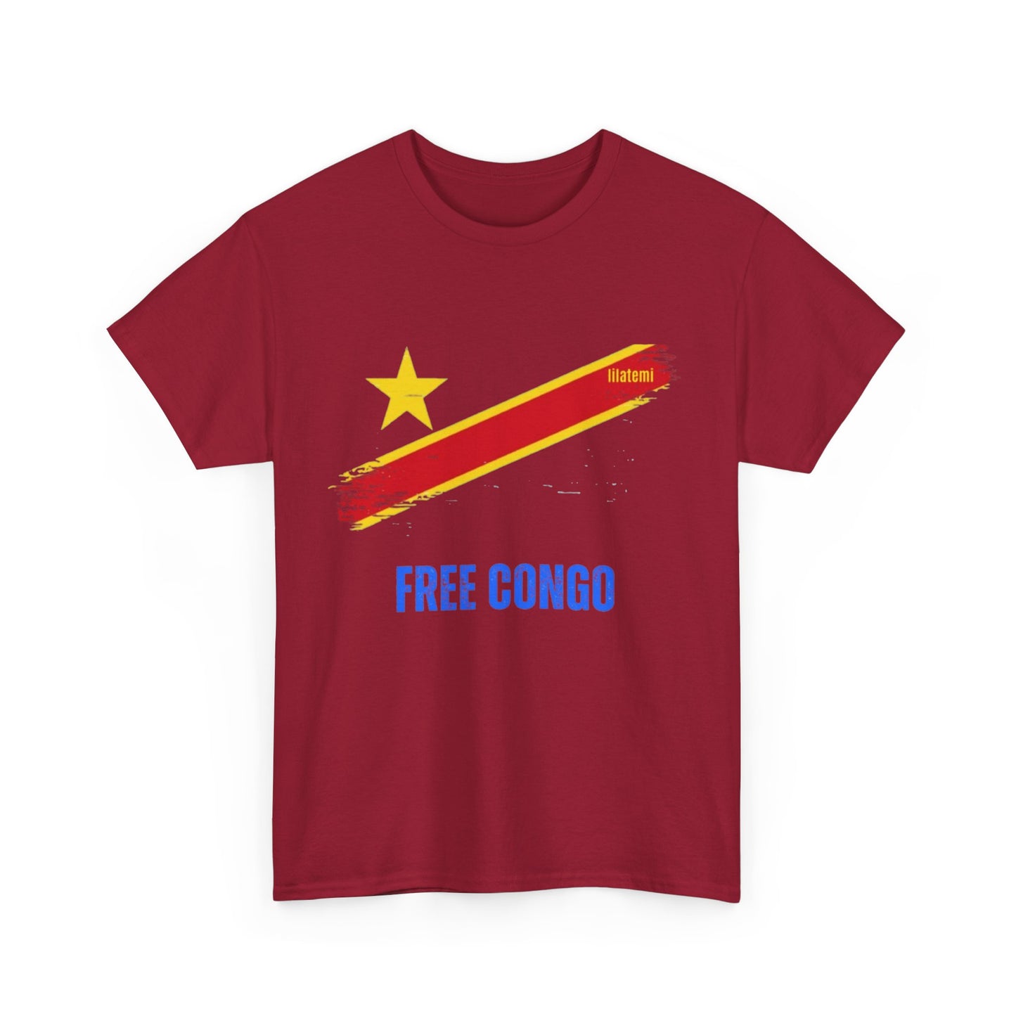 T-shirt "FREE CONGO" B Unisex – Portez votre engagement avec style !