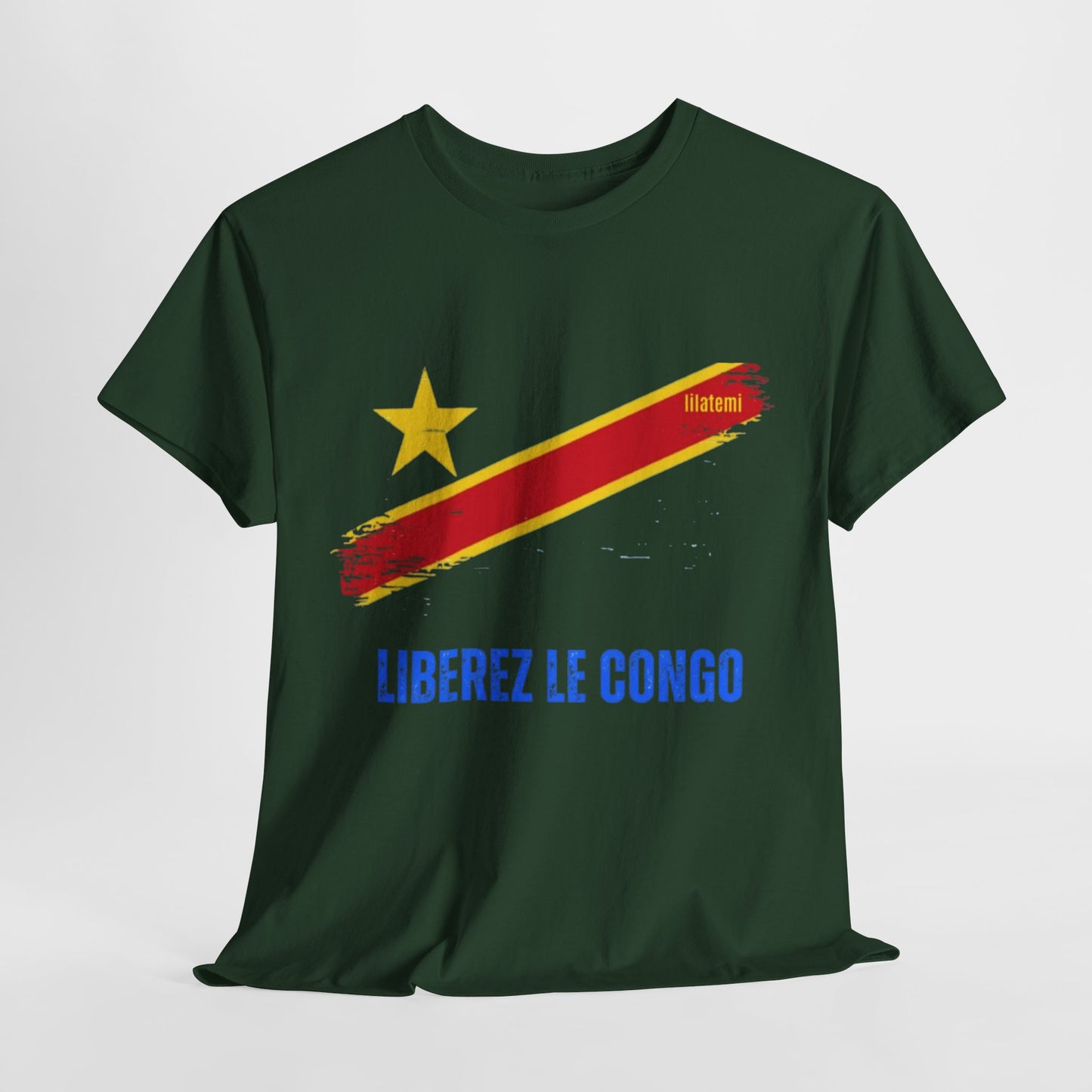 T-shirt "LIBEREZ LE CONGO" B Unisex – Portez votre engagement avec style !