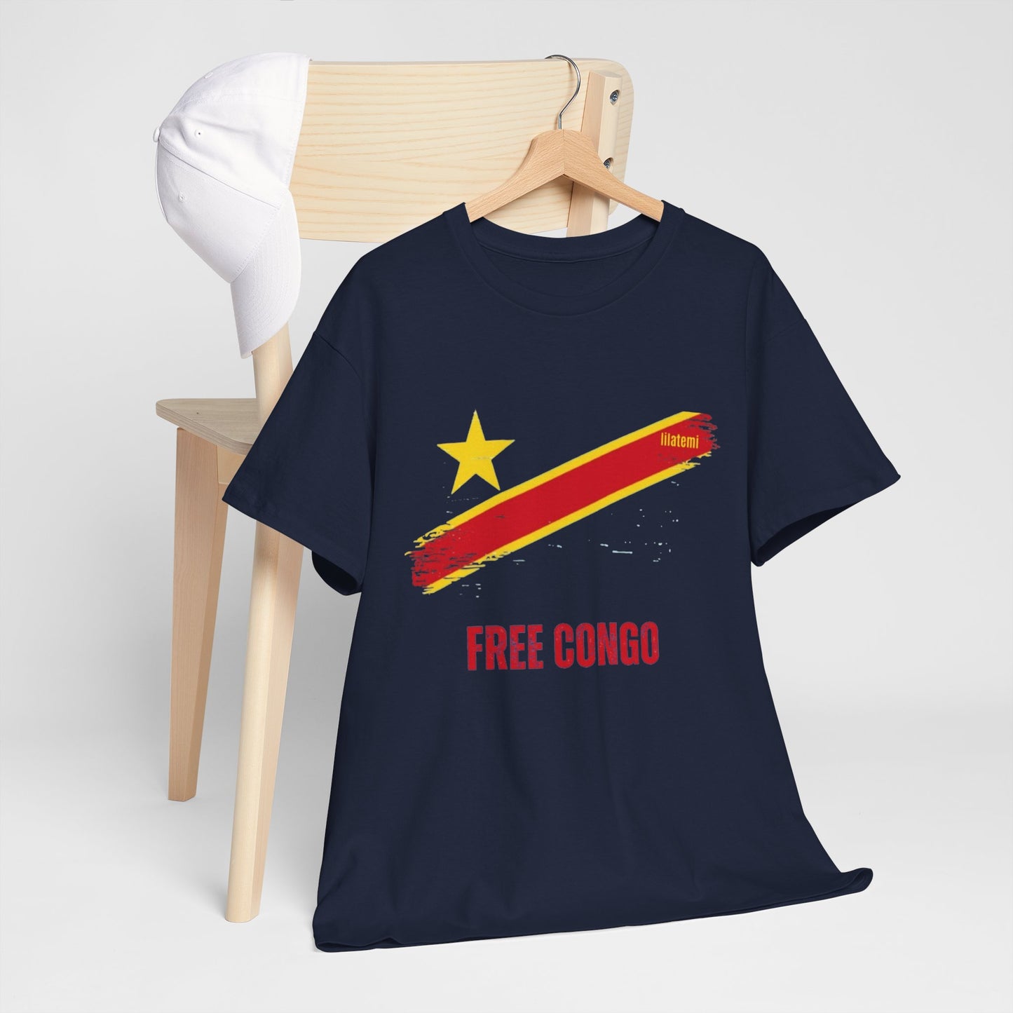 T-shirt "FREE CONGO" R Unisex – Portez votre engagement avec style !