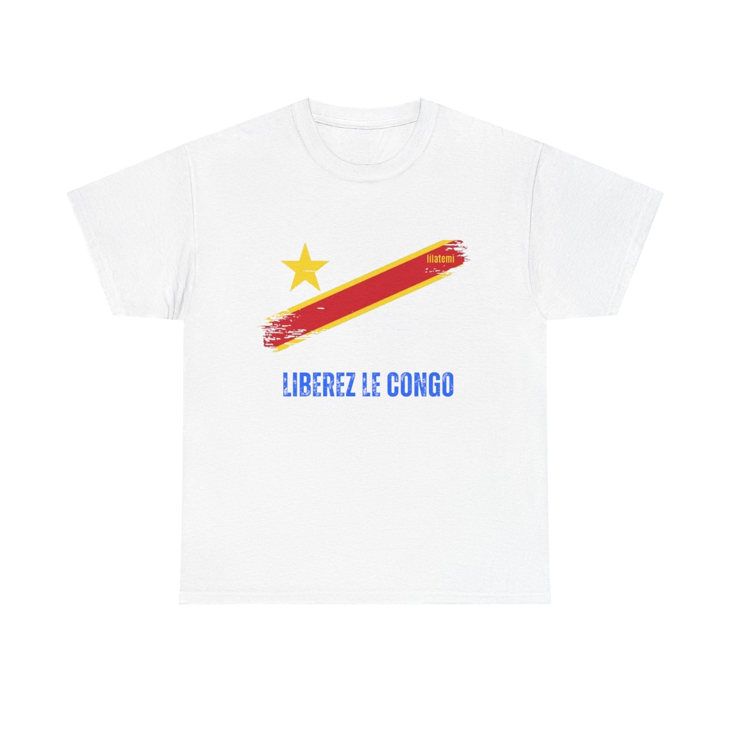 T-shirt "LIBEREZ LE CONGO" B Unisex – Portez votre engagement avec style !