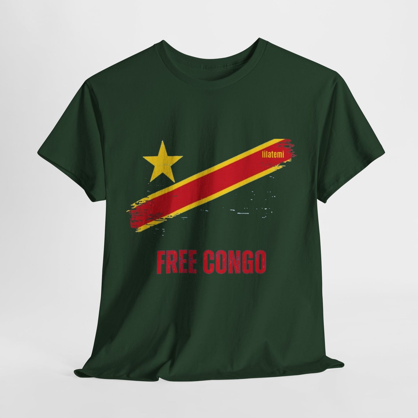 T-shirt "FREE CONGO" R Unisex – Portez votre engagement avec style !