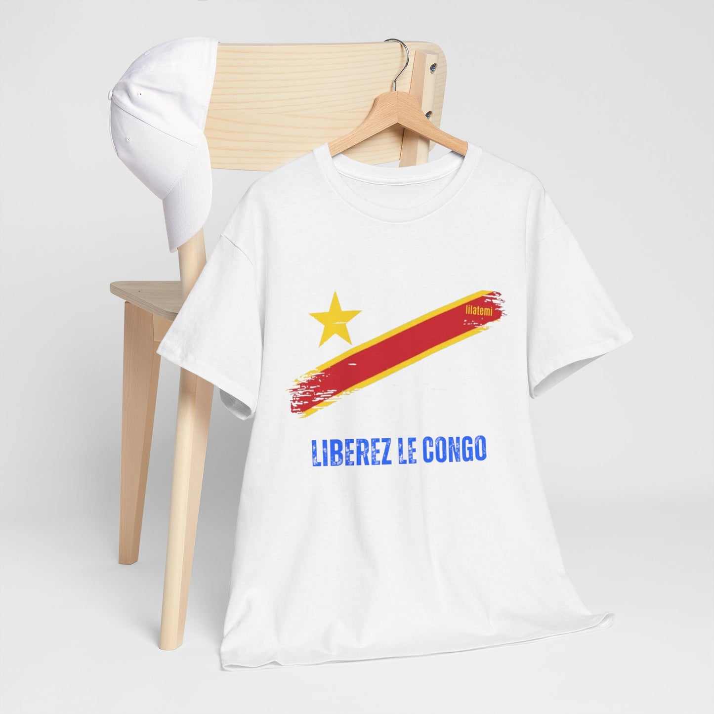 T-shirt "LIBEREZ LE CONGO" B Unisex – Portez votre engagement avec style !
