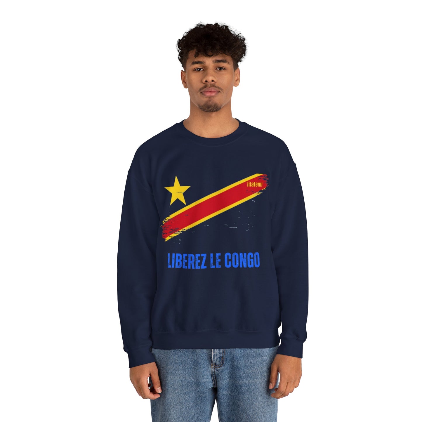 LIBÉREZ LE CONGO B – Sweatshirt Unisex Engagé et Stylé